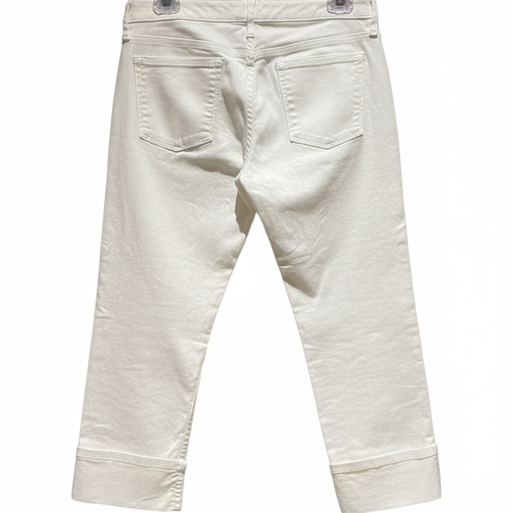 Banana Republic White Cropped Women's Jeans - Picture 3 of 7